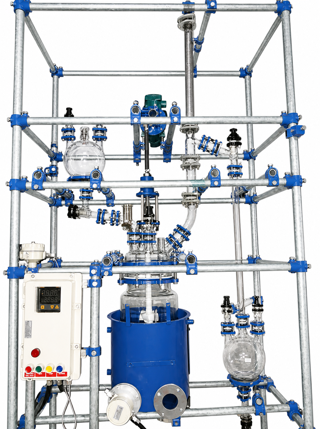 Glass mobile mixing system